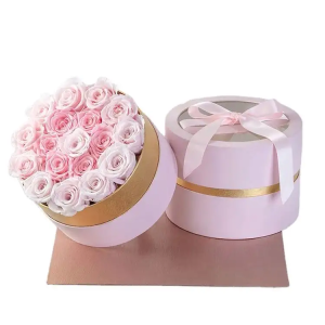 коробки для упаковки цветочных бумажных трубочек упаковка для розовых цветов расходные материалы для перерабатываемых бумажных коробок