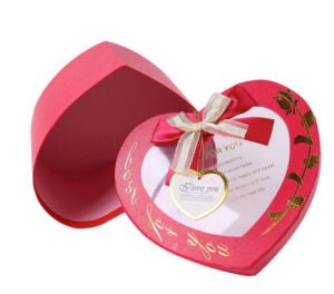 Коробки в форме сердца Подарочная свадебная бумажная упаковка индивидуального дизайна